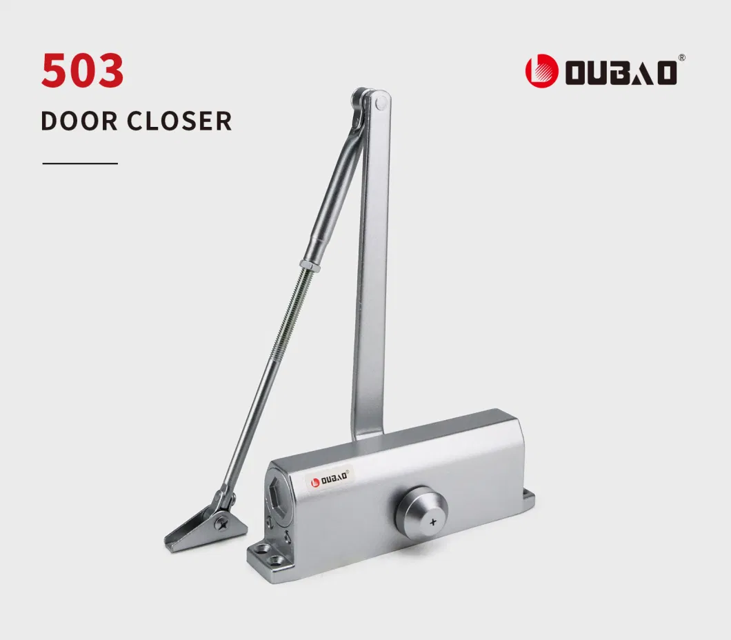 CE&UL Fire-Proof Door Adjustable Aluminium Door Closer for 45-65kg Door (503)