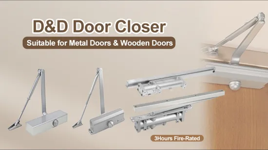 Controllable Aluminum Alloy Door Accessories Hydraulic Hexagonal Door Closer